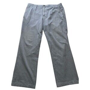 Banana Republic Pants Mens 40x36 Blue Gray Kentfield Straight 100% Cotton Twill